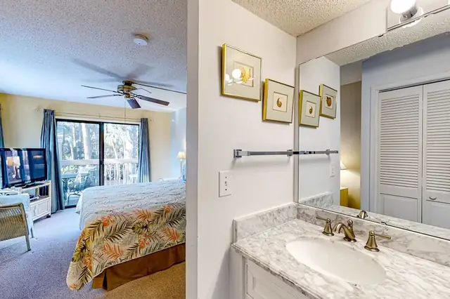 Bedroom at The Moorings 37